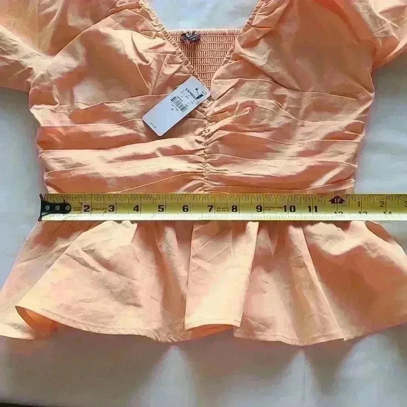 Express orange blouse size xs - Picture 13 of 16